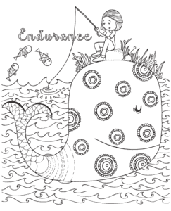 covid-19 and social distancing activities and strength based colouring pages from GoZen